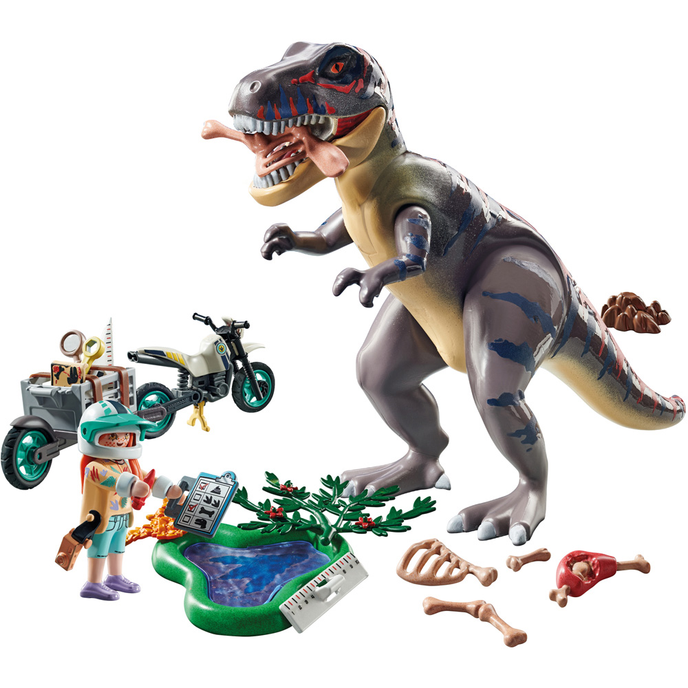 Playmobil T-Rex Hunt Trace Path Playset 46 Piece Image 3
