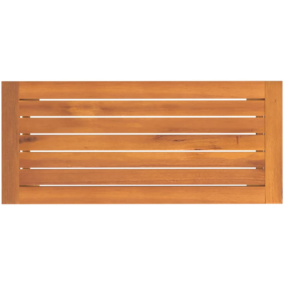 vidaXL Brown Solid Wood Acacia Garden Bench 80cm Image 5