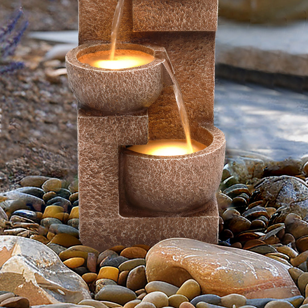 Charles Bentley Danube Mains Powered Cascading Water Feature Image 7