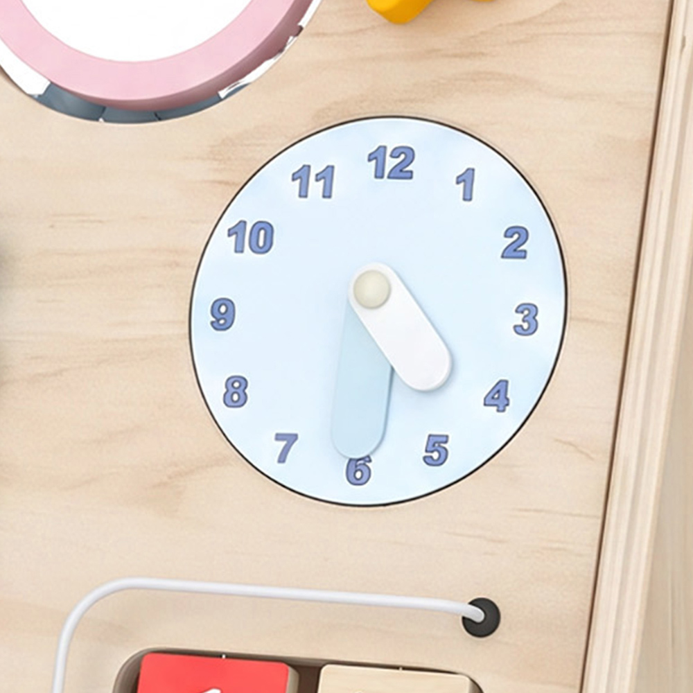 AIYAPLAY Wooden Baby Walker with Detachable Dual-Sided Activity Board Image 6