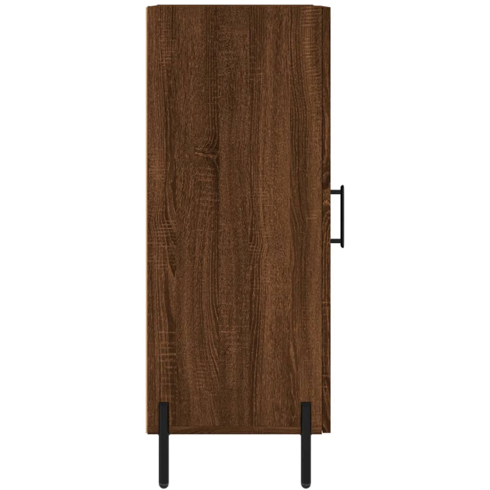 vidaXL Single Door Brown Oak Sideboard Image 7