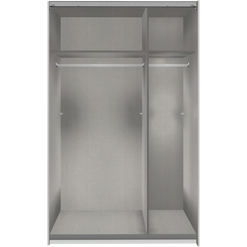 TJ'S Ulm 2 Door Grey Sliding Wardrobe 135cm Image 3