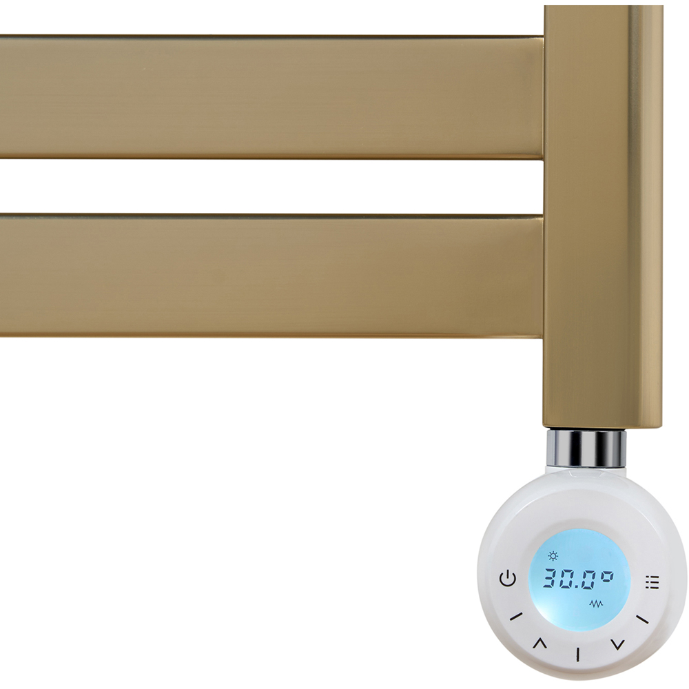 Eden Caldera Brushed Brass Electric Towel Radiator with WiFi Control 600W Image 8