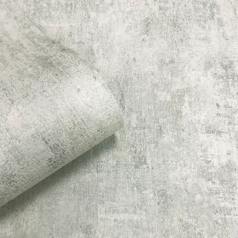 Muriva Phelan Stone-Inspired Texture Green Wallpaper Image 4