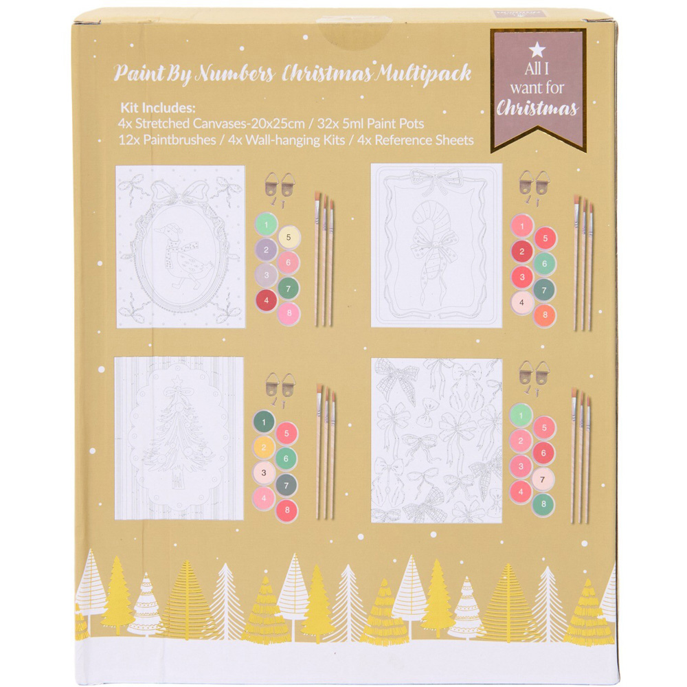 Christmas Paint By Numbers Kit Image 5