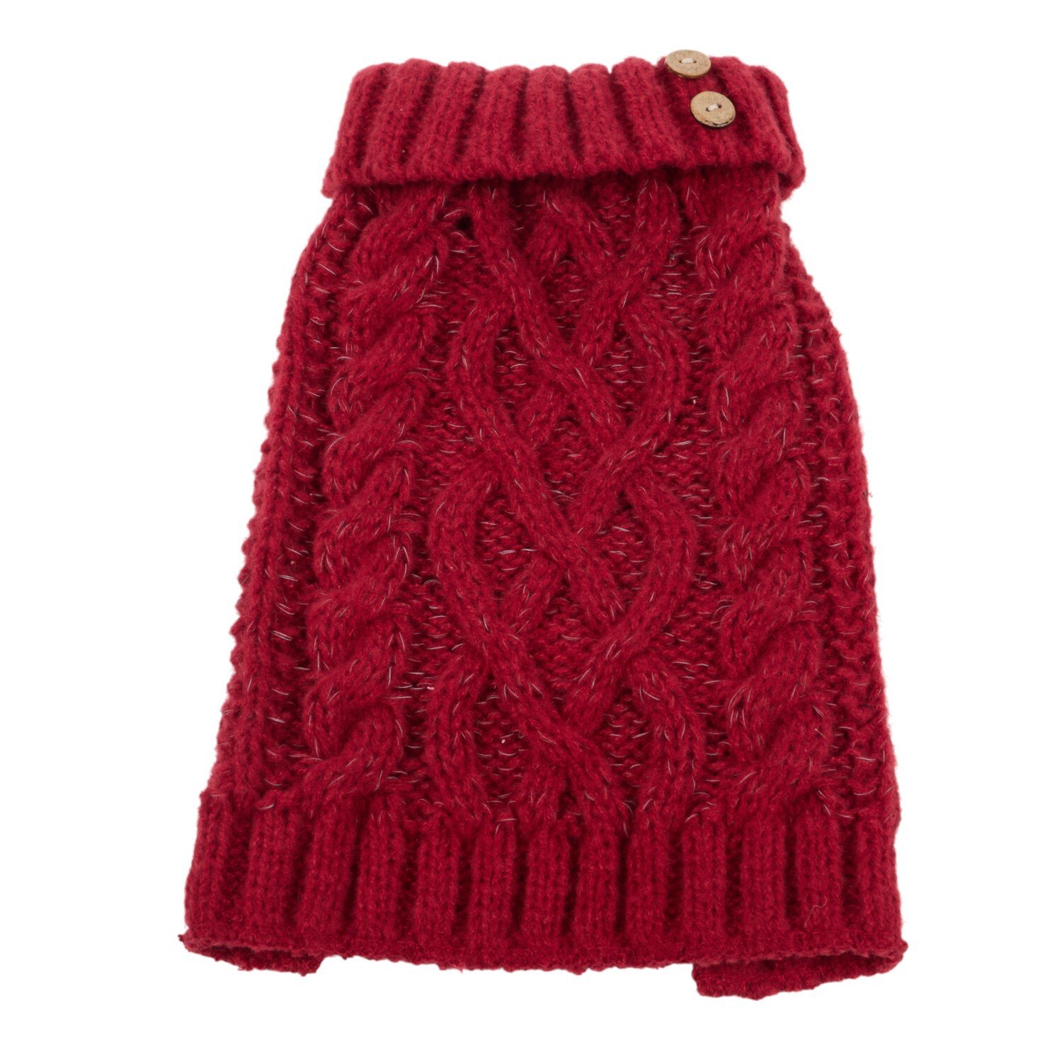 Reflective Roll Neck Dog Jumper Dark Blue M Image 2