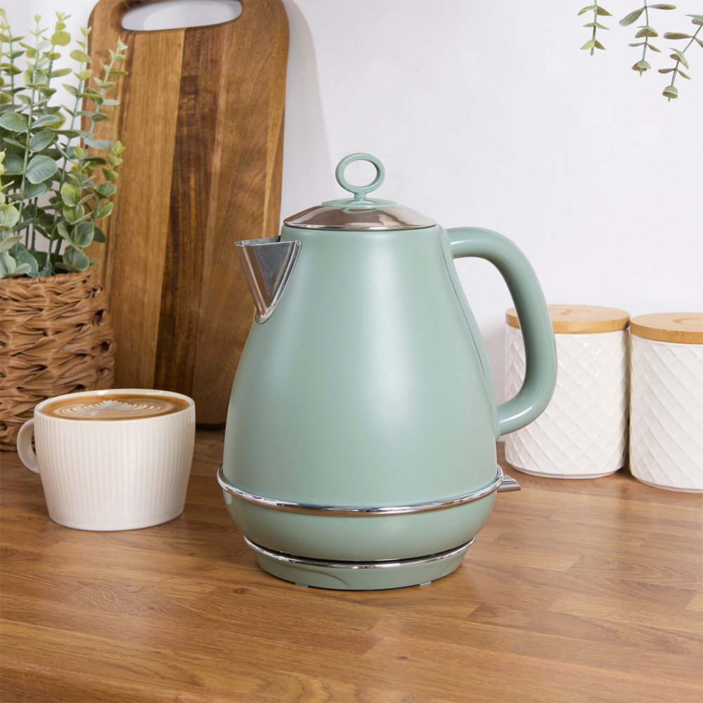 Verde Stainless Steel Kettle Sage Image 2