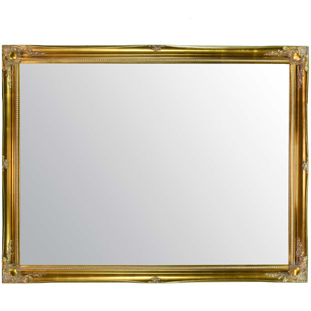 MirrorOutlet Hamilton Vintage Gold Antique Wall Mirror 137 x 106cm Image 3