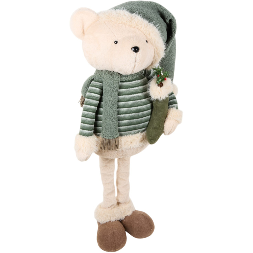 Cosy Winter Extendable Bear Decoration Image 5