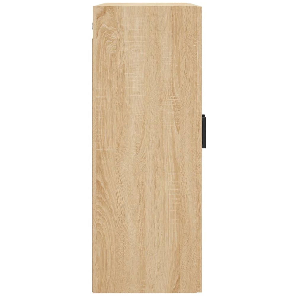 vidaXL 2 Door Brown Sonoma Oak Wall Mounted Cabinet 2 Pack Image 7