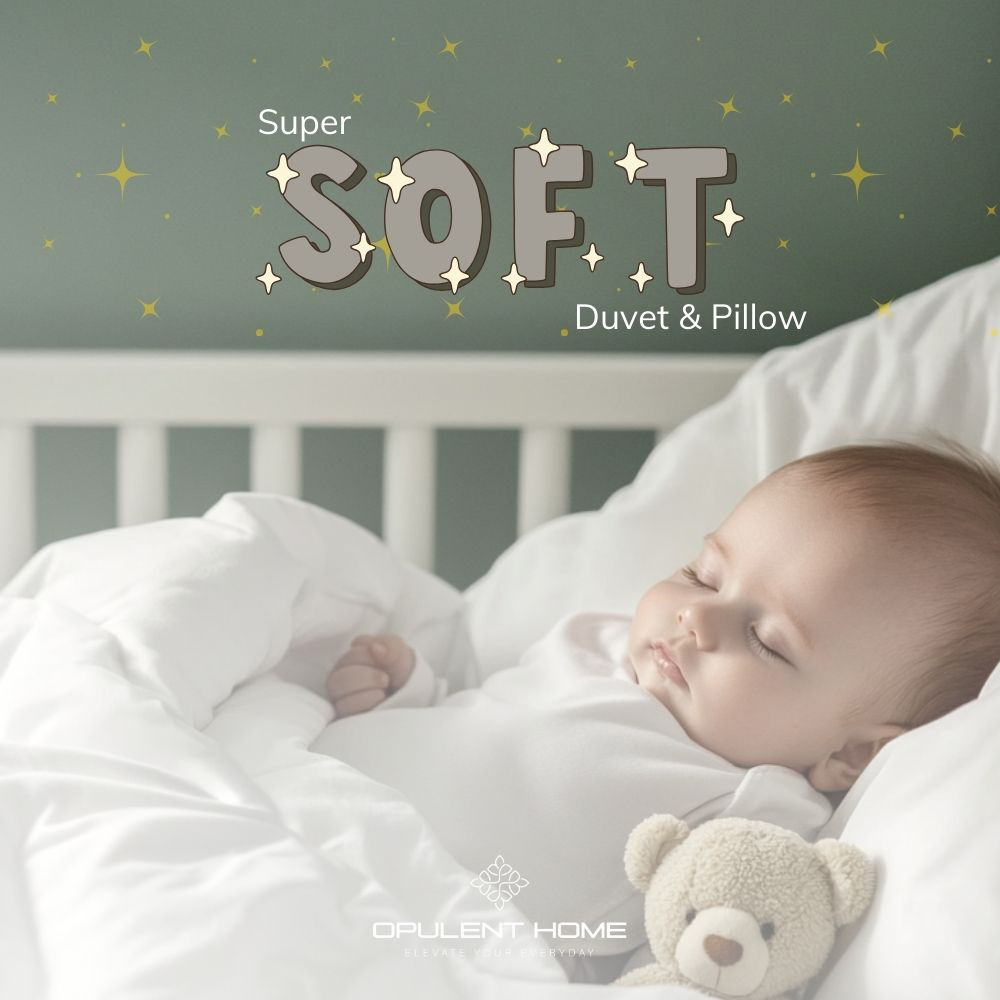 Opulent Home Anti-Allergy Microfibre Cot Bed Duvet Set 4.5 Tog Image 4