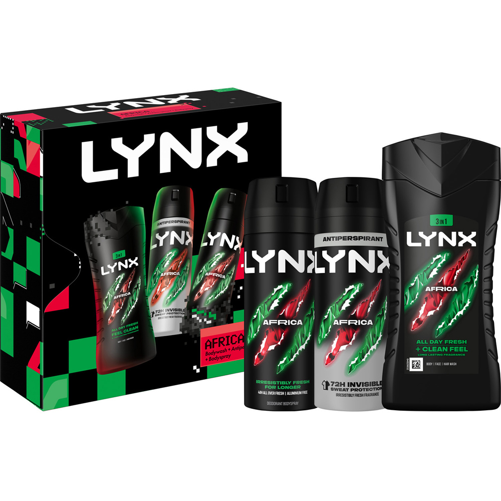Lynx Africa Trio Gift Set Image 1