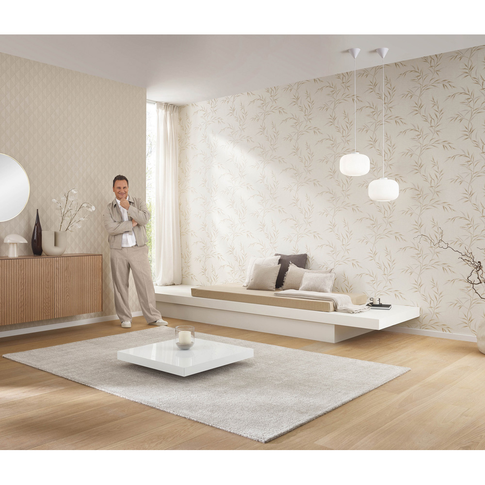 Erismann Yamato Beige Vinyl Wallpaper Image 2
