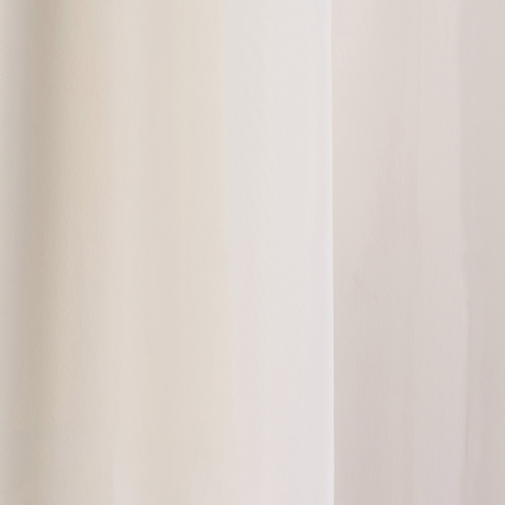 Tyrone Textiles Crystal Cream Plain Sheer Voile Panel Curtain 145 x 183cm Image 2
