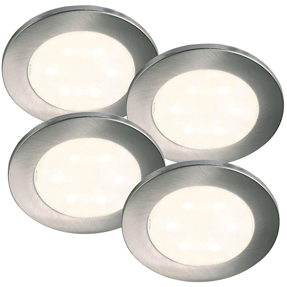 Nordlux Lismore 4 Pack Built-On Chrome Surface Spotlight Image 1