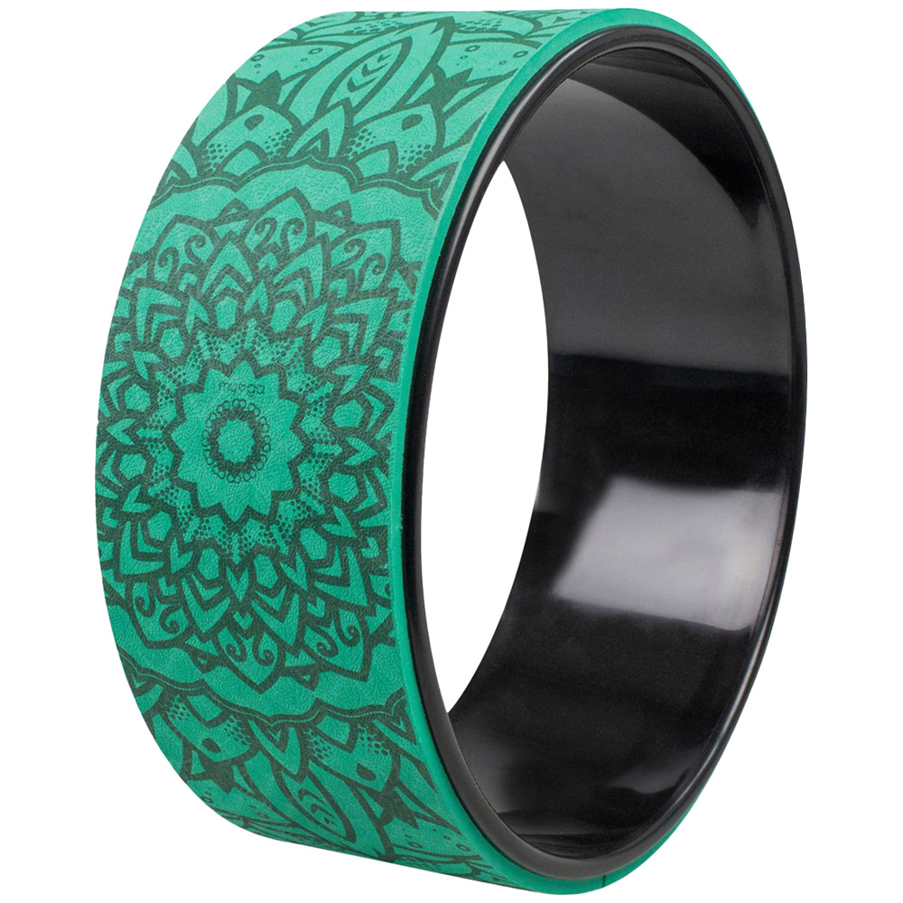 Myga Mandala Turquoise Yoga Wheel Image 1