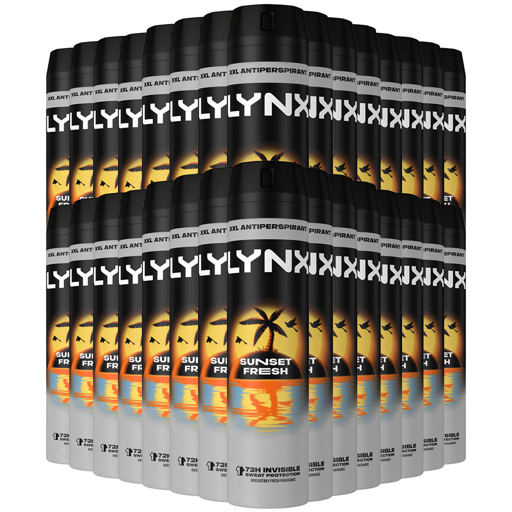 Lynx Sunset Fresh Antiperspirant Deodorant Spray 250ml 30 Pack Image 1