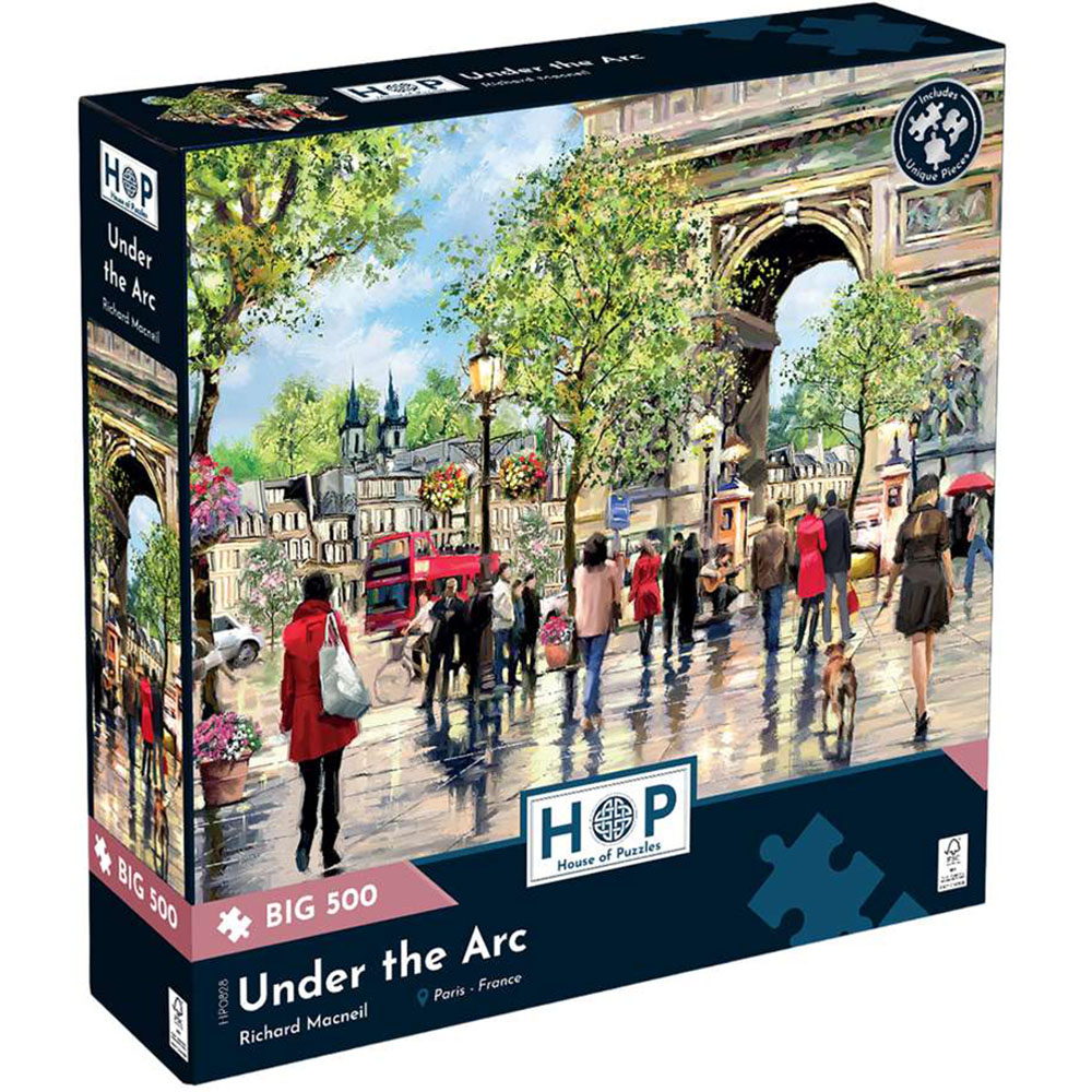 The House of Puzzles Under the Arc London 500 Piece Big Jigsaw Puzzle Image 2