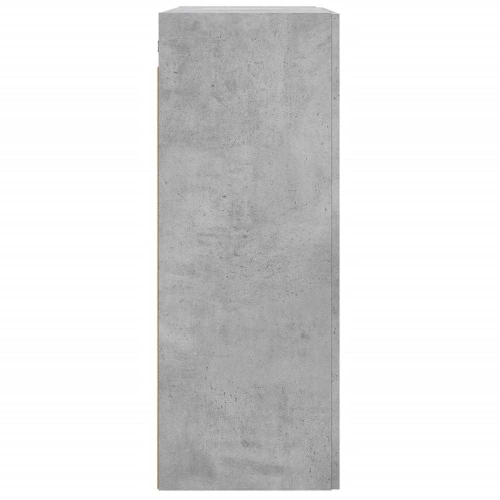 vidaXL 2 Door Concrete Grey Wall Mounted Cabinet Set of 2 Image 7