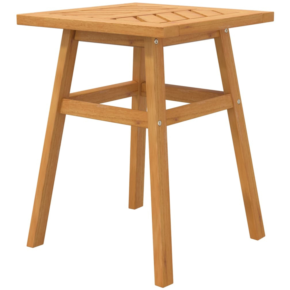 vidaXL Brown Solid Wood Acacia Side Table Image 5