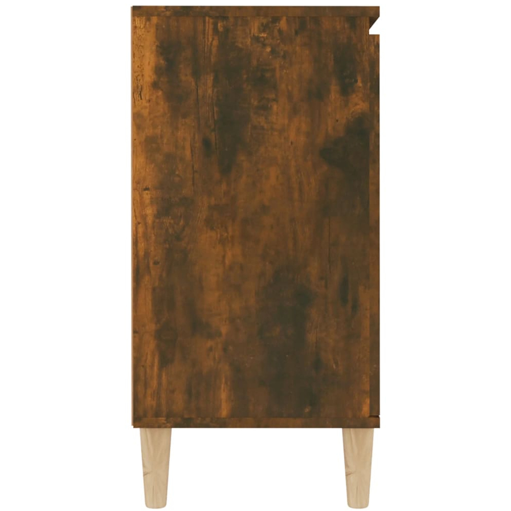 vidaXL 2 Door 2 Drawer Smoked Oak Sideboard Image 5