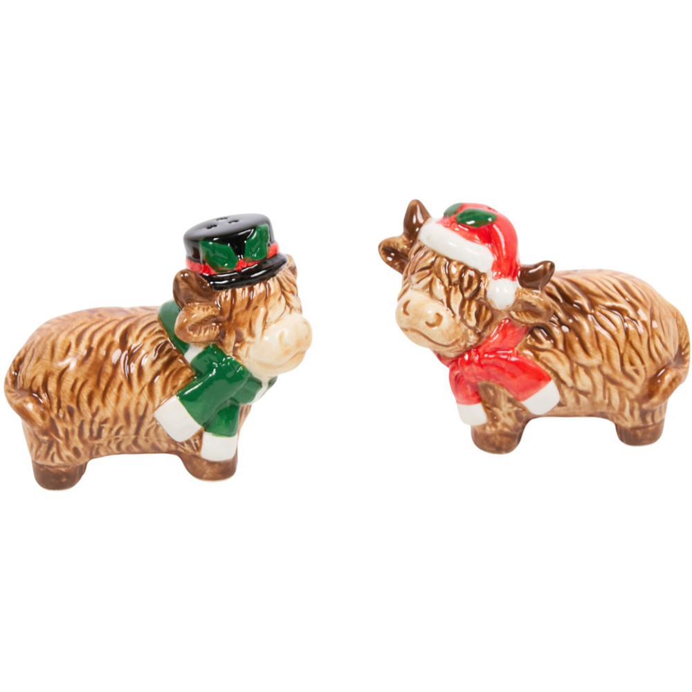 Highland Cow Salt and Pepper Shakers Set Image 6