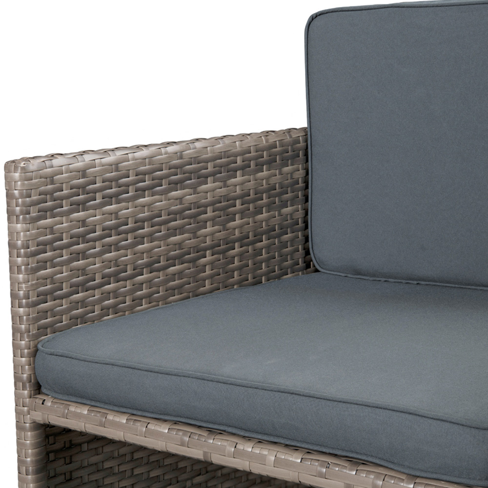 Home Detail Mekong 6 Seater Grey Rattan Garden Dining Set Image 6