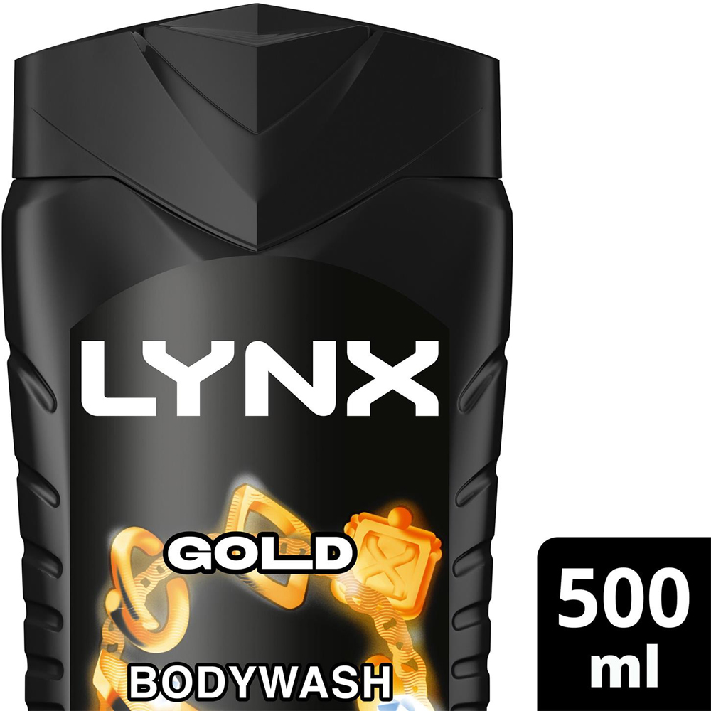Lynx Gold Oud Wood and Fresh Vanilla 3-in-1 Refreshing Shower Gel 500ml 6 Pack Image 4