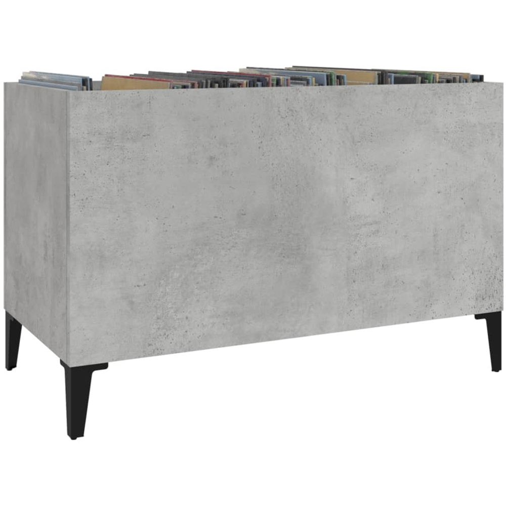 vidaXL Concrete Grey Record Cabinet Image 4