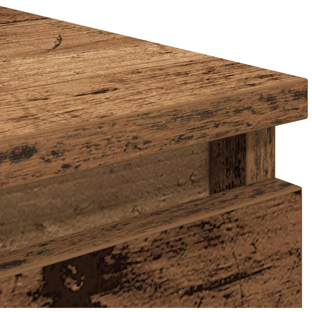 vidaXL 4 Drawer Old Wood Sideboard Image 9
