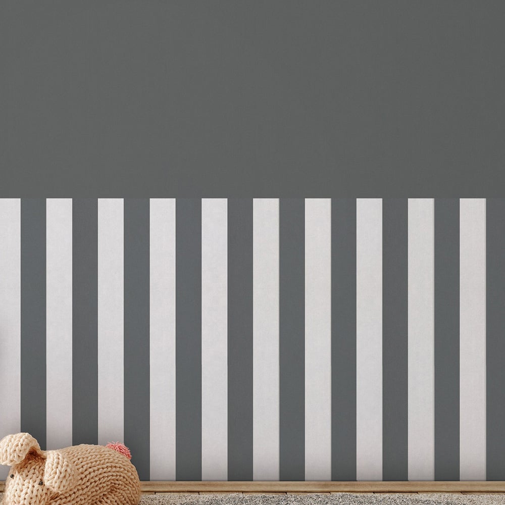 Galerie Industrial Effects White and Anthracite Wallpaper Image 4