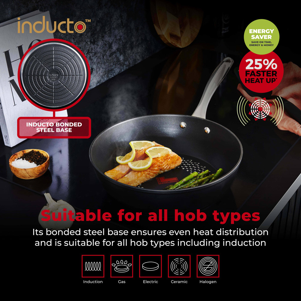 Tower Smart Start Ultra Forged 26cm Aluminium Multi Pan Image 6
