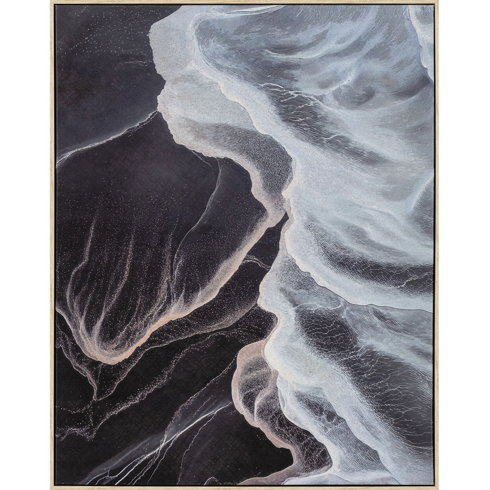 Amethyst Mystic Wave Abstract Wall Art Image 1