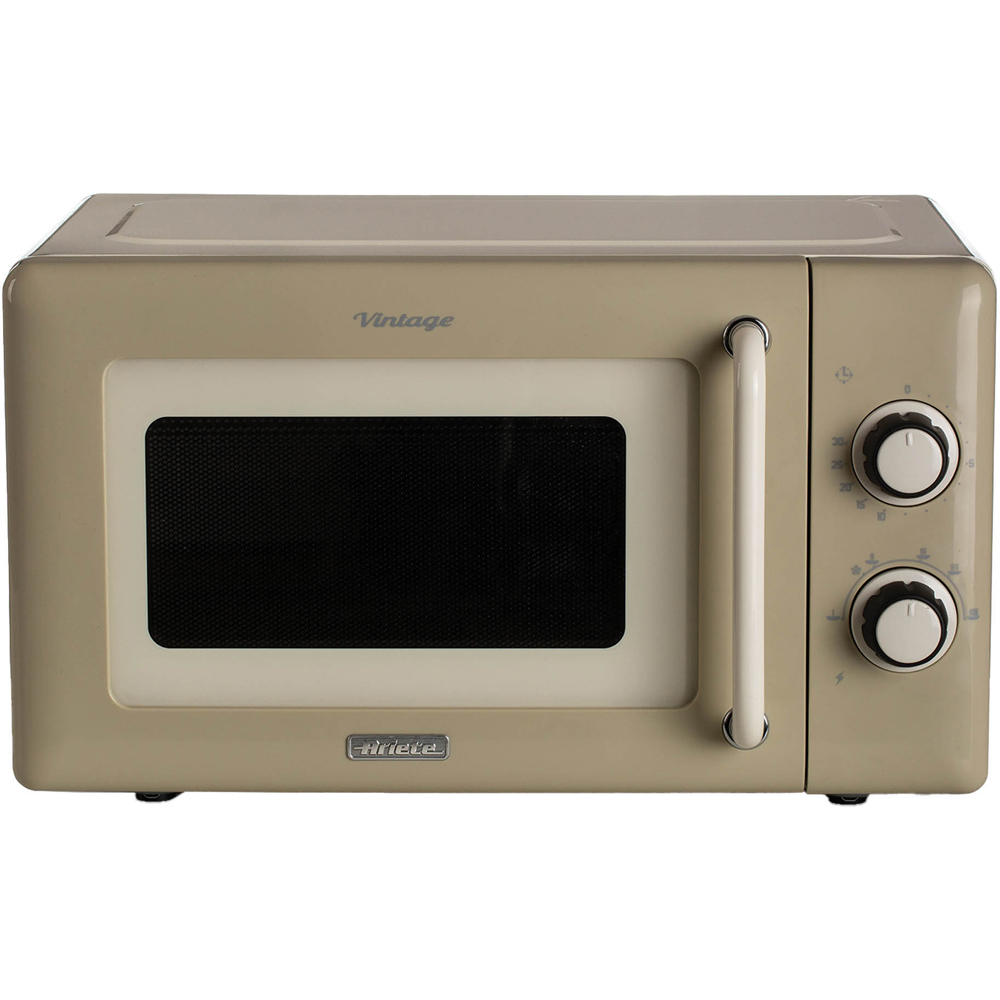 Ariete AR3960 Cream 20L Vintage Mechanical Microwave 800W Image 2