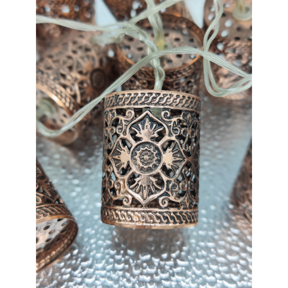 Avilo Copper Finish Marrakesh Look String Light 2m Image 4