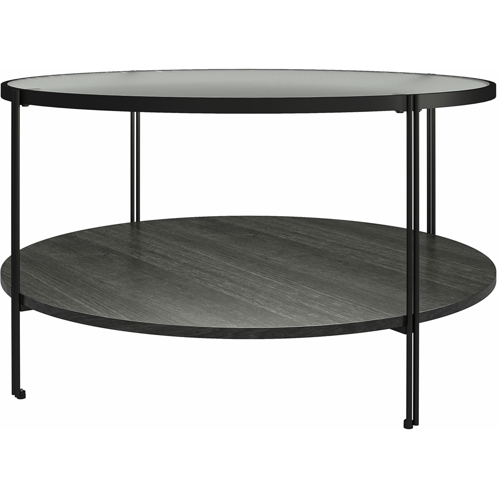 Dorel Wainwright Black Oak Round Coffee Table Image 5