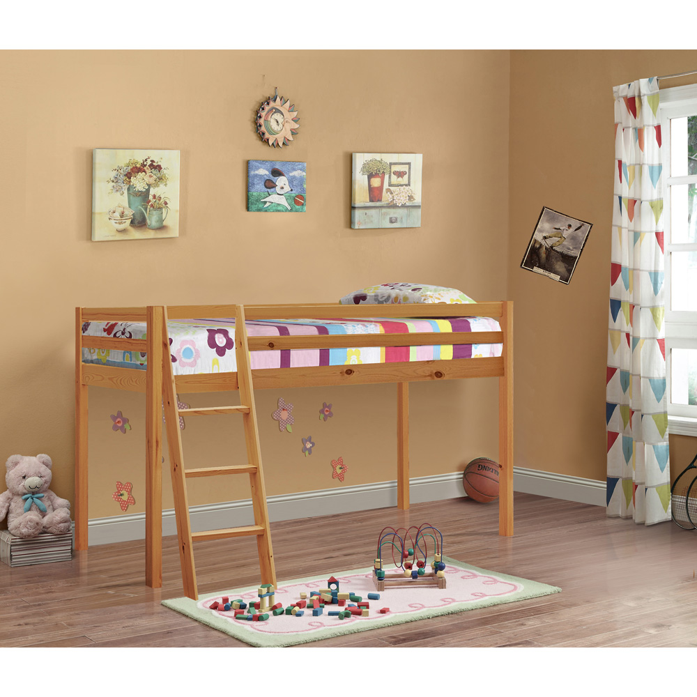Brooklyn Single Caramel Mid Sleeper Bed Image 4