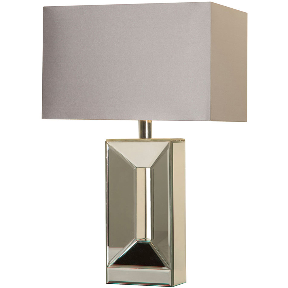 Lighting Collection Cinnerty Mirrored Table Lamp Image 3
