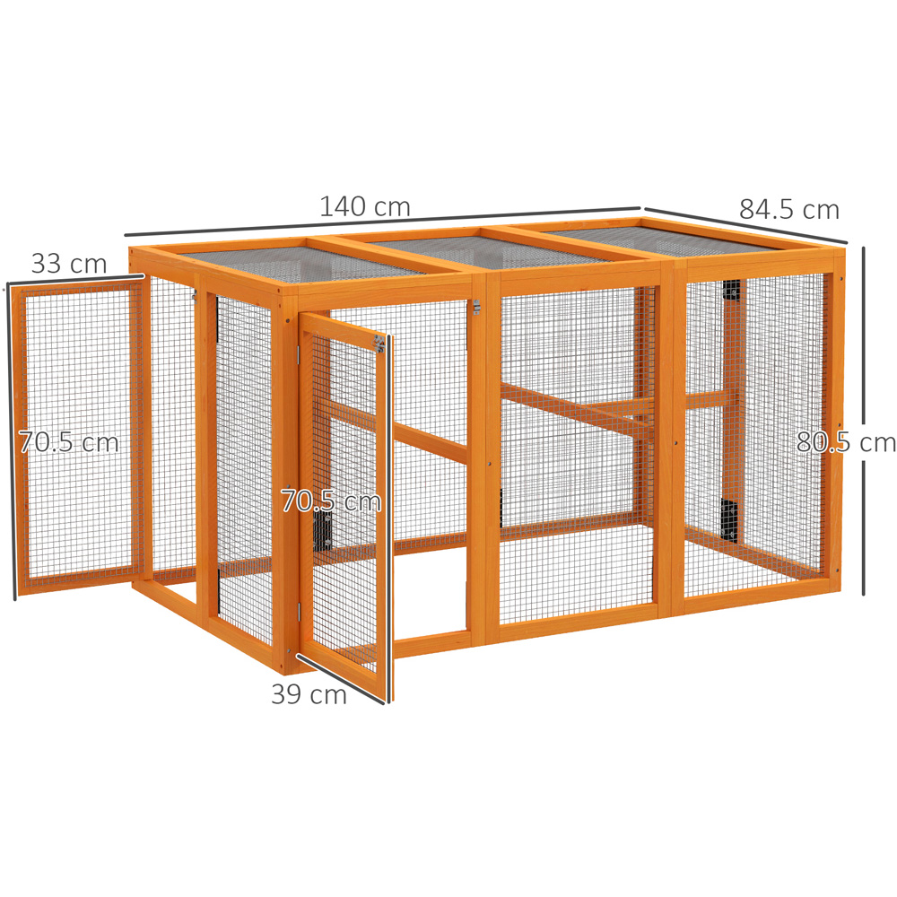 PawHut Wooden Combinable Chicken Coop Image 4