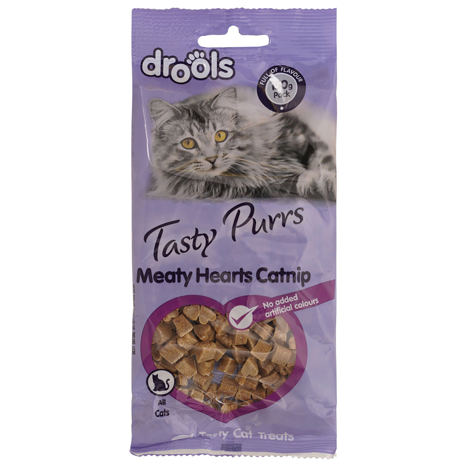 Drools Meaty Heart Catnip Treats Image