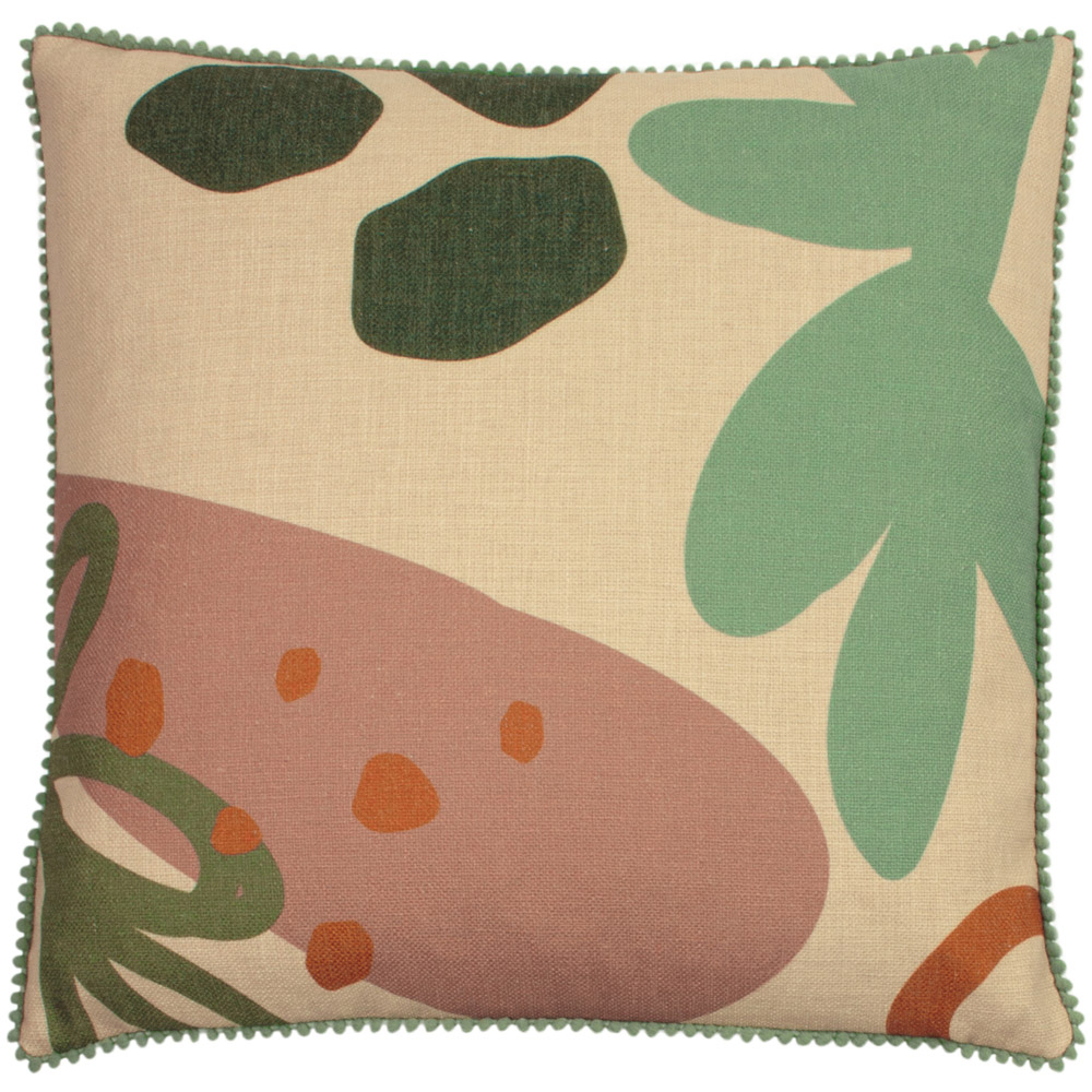furn. Blume Natural Scandi Floral Cushion Image 1