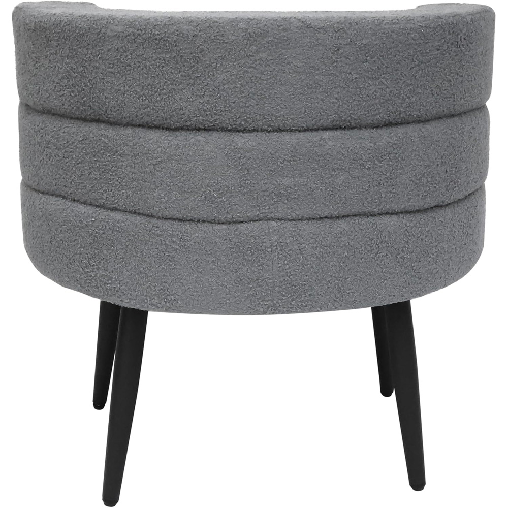 Alivio Grey Sherpa Sofa Chair Image 4