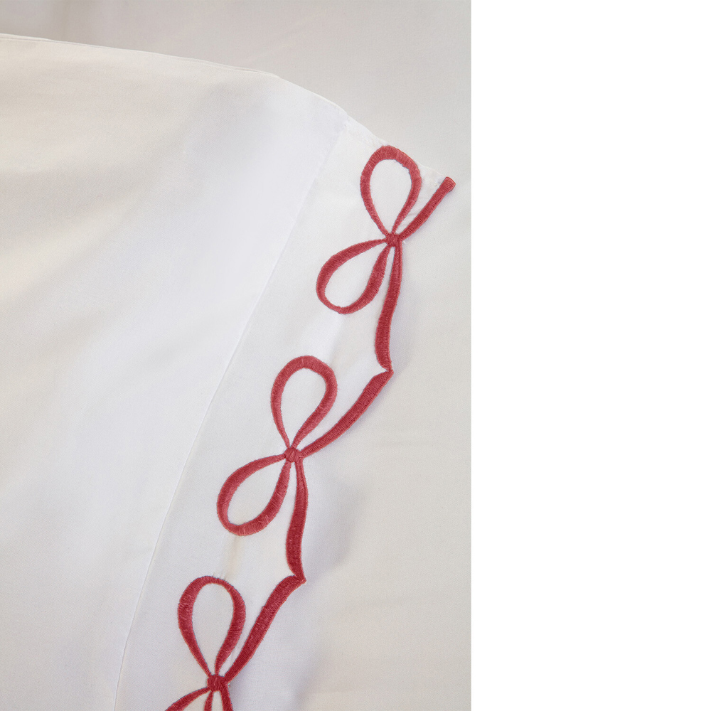 Festive Bows Embroidered Duvet Set King Image 2