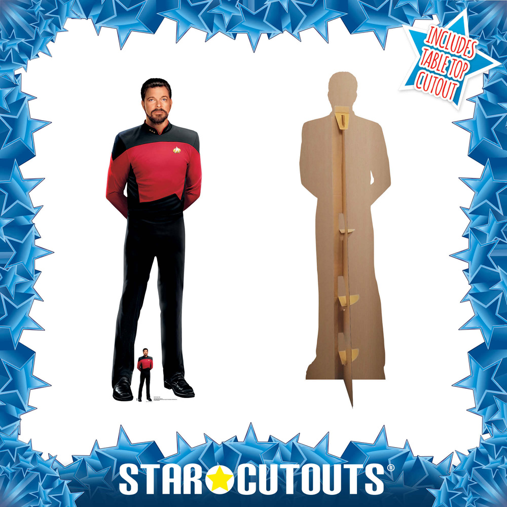 Star Cutouts William Riker Cardboard Cutout 6.3ft Image 4