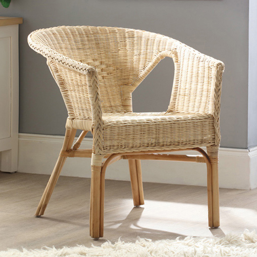 Desser Natural Wicker Loom Chair Image 1