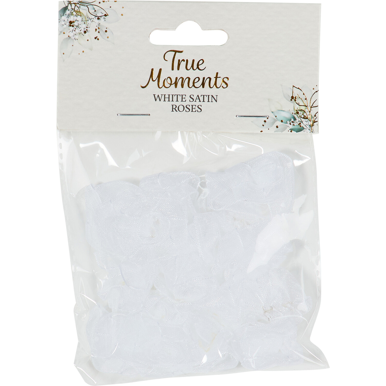 White Satin Bows/ Roses Image 1