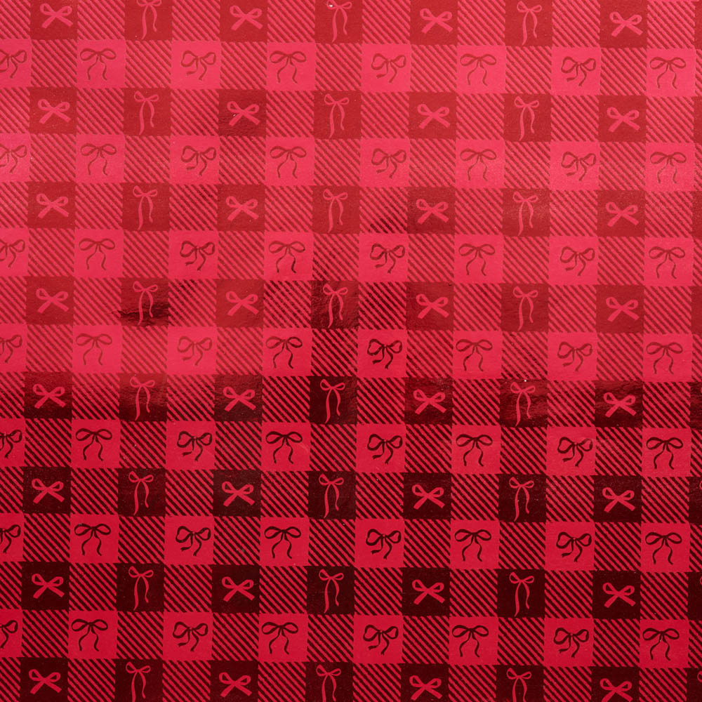 Bow Shine Gift Wrapping Paper Red Image 3