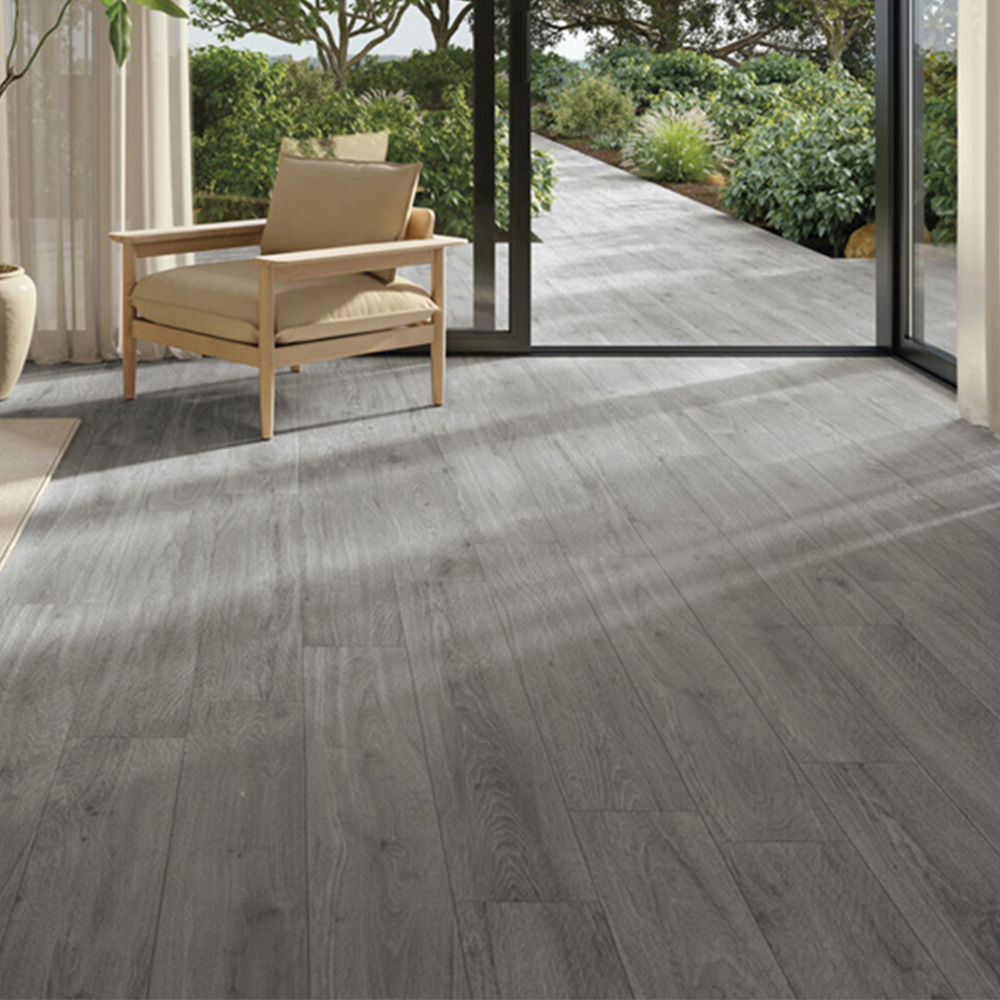 Living and Home PVC Wood Plank Flooring 36 Pack Image 1