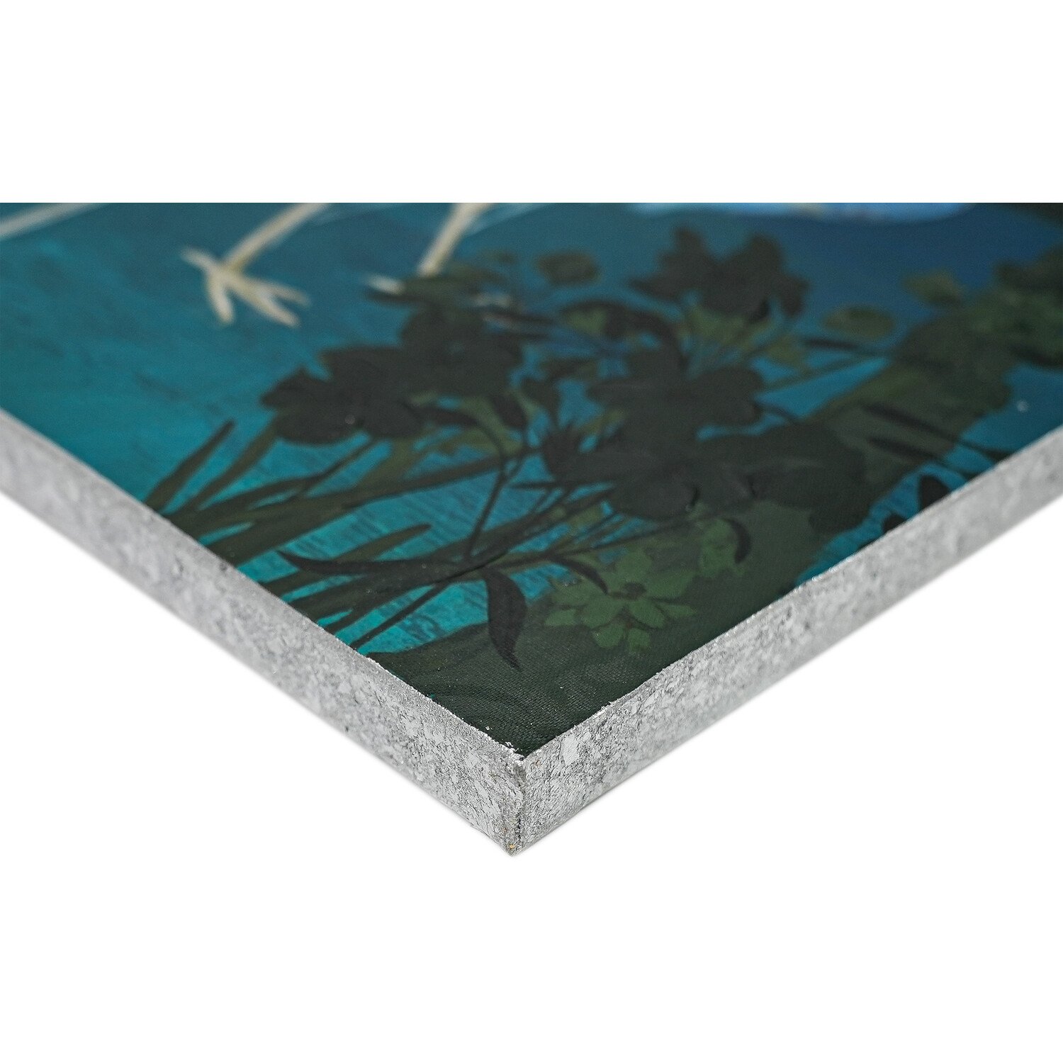 Kathryn White Botanical Crane Duo Canvas Image 4