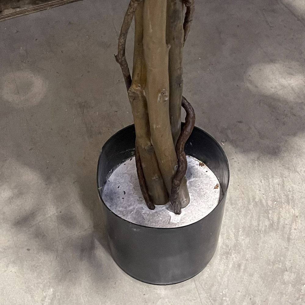 Leaf Black Olive Fire Retardant Artificial Tree 5.9ft Image 8